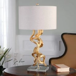 UTTERMOST GILDED VINES LAMP Lighting