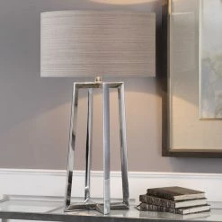 UTTERMOST Lighting ALEXUS POLISHED CHROME TABLE LAMP