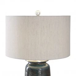 UTTERMOST OCEAN METALLIC GLASS LAMP Lighting