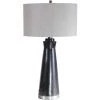 UTTERMOST Lighting VINCE CHARCOAL GLAZE CERAMIC LAMP