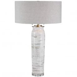 UTTERMOST BIRCH BARK CERAMIC LAMP