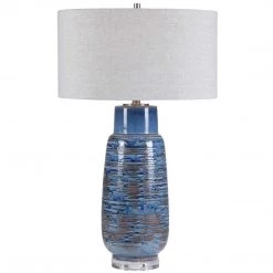 UTTERMOST Lighting LUA BLUE GLAZE CERAMIC LAMP