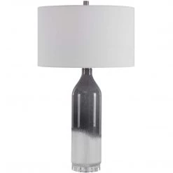 UTTERMOST NATASHA GRAY + WHITE OMBRE TABLE LAMP