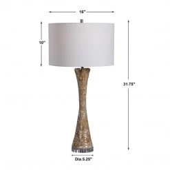 UTTERMOST MOTTLED AMBER GLAZE CERAMIC LAMP 11 UTTERMOST MOTTLED AMBER GLAZE CERAMIC LAMP