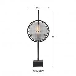 UTTERMOST Lighting BELFAST INDUSTRIAL ACCENT LAMP 15 UTTERMOST Lighting BELFAST INDUSTRIAL ACCENT LAMP