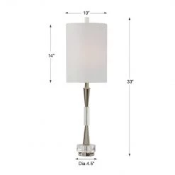 UTTERMOST AZARIA CRYSTAL BUFFET LAMP