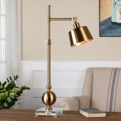 UTTERMOST LITCHFIELD BRASS TASK LAMP