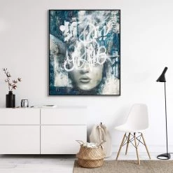 L ART Wall Art "A BOOK’S COVER" CANVAS ART