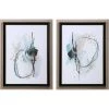 UTTERMOST "FORCE REACTION" GLASS FRAMED PRINTS | SET OF 2 Wall Art