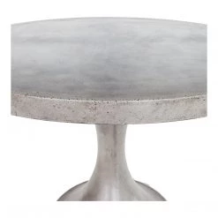 MOES 43'' ROUND TULIP CONCRETE DINING TABLE
