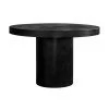 MOES 47'' ROUND BLACK CONCRETE DINING TABLE