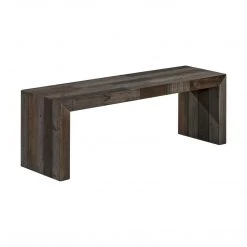 MOES Living Room 4' SMOKED WOOD RECLAIMATION BENCH