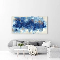 L ART Wall Art "MEETING AT THE SEA" CANVAS ART