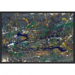 L ART "PLEIN DE COULEURS" CANVAS ART Wall Art