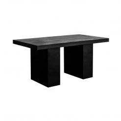MOES 53'' BLACK CONCRETE SLAB DINING TABLE Furniture
