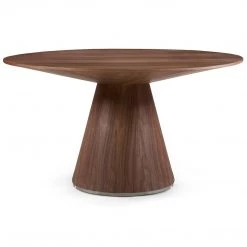 MOES Kitchen + Dining OTAGO ROUND DINING TABLE: WALNUT 11 MOES Kitchen + Dining OTAGO ROUND DINING TABLE: WALNUT