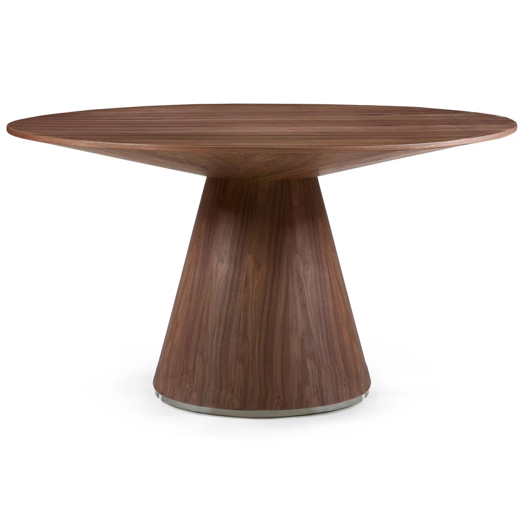 MOES Kitchen + Dining OTAGO ROUND DINING TABLE: WALNUT 5 MOES Kitchen + Dining OTAGO ROUND DINING TABLE: WALNUT