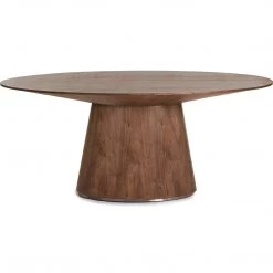 MOES OTAGO OVAL DINING TABLE: WALNUT Kitchen + Dining