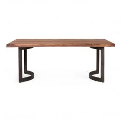 MOES BENT LIVE-EDGE DINING TABLE