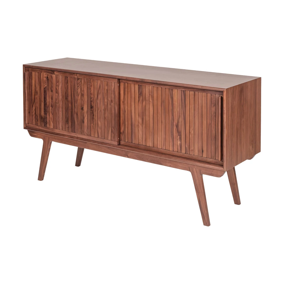 MOES ALASKA MID-CENTURY SLATTED WALNUT BUFFET Furniture 5 MOES ALASKA MID-CENTURY SLATTED WALNUT BUFFET Furniture