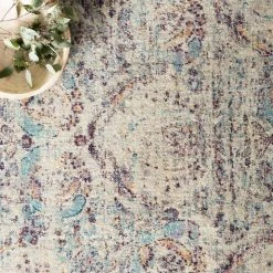 Loloi Rug ANASTASIA AF-05 SILVER / PLUM