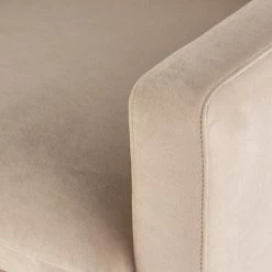 NUEVO Living Room ANDERS VELVET VELOUR ARM CHAIR