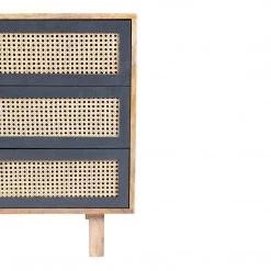 MOES ASHTON MANGO WOOD + CANE CHEST Bedroom