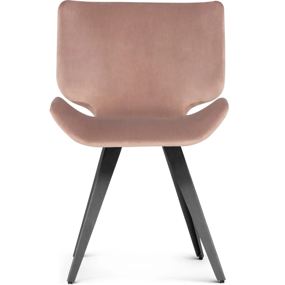 NUEVO ASTRID VELOUR VELVET DINING CHAIR 10 NUEVO ASTRID VELOUR VELVET DINING CHAIR