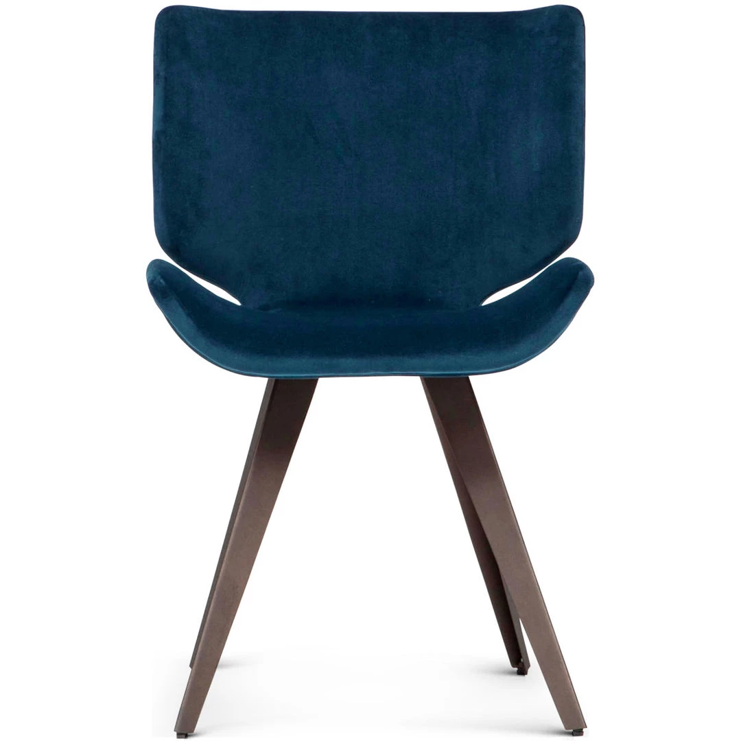 NUEVO ASTRID VELOUR VELVET DINING CHAIR 7 NUEVO ASTRID VELOUR VELVET DINING CHAIR
