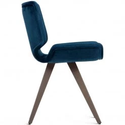 NUEVO ASTRID VELOUR VELVET DINING CHAIR 20 NUEVO ASTRID VELOUR VELVET DINING CHAIR