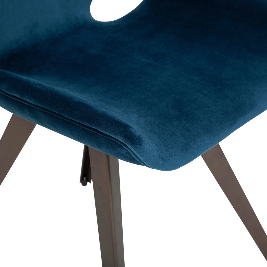 NUEVO ASTRID VELOUR VELVET DINING CHAIR 9 NUEVO ASTRID VELOUR VELVET DINING CHAIR