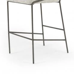 FOUR HANDS ASTRUD BAR STOOL: LYON PEWTER 16 FOUR HANDS ASTRUD BAR STOOL: LYON PEWTER