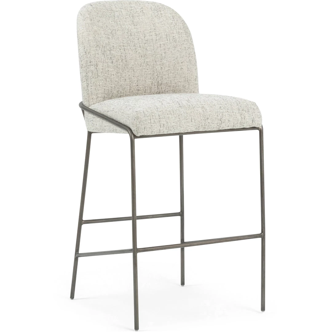 FOUR HANDS ASTRUD BAR STOOL: LYON PEWTER 1 FOUR HANDS ASTRUD BAR STOOL: LYON PEWTER
