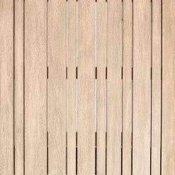 FOUR HANDS ATHERTON OUTDOOR TEAK WOOD DINING TABLE: WASHED BROWN