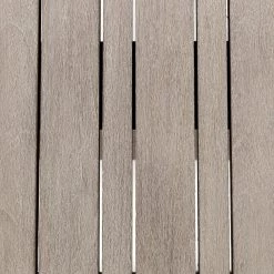 FOUR HANDS ATHERTON OUTDOOR TEAK WOOD DINING TABLE: WEATHERED GREY