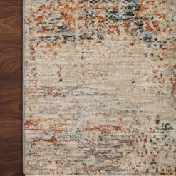 Loloi AXEL 06 RUG: SAND, SILVER, RUST