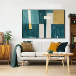 L ART Wall Art "ABSTRACT INTROSPECTION I" CANVAS ART