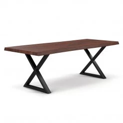 URBIA BROOKS LIVE EDGE DINING TABLE: AMERICANO Kitchen + Dining