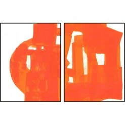 L ART Wall Art "ASSEMBLED" CANVAS ART DIPTYCH