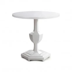 UTTERMOST Console Tables BARDOT GLOSS WHITE FOYER TABLE