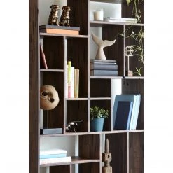 MOES REVEL HARDWOOD PLANK BOOKSHELF