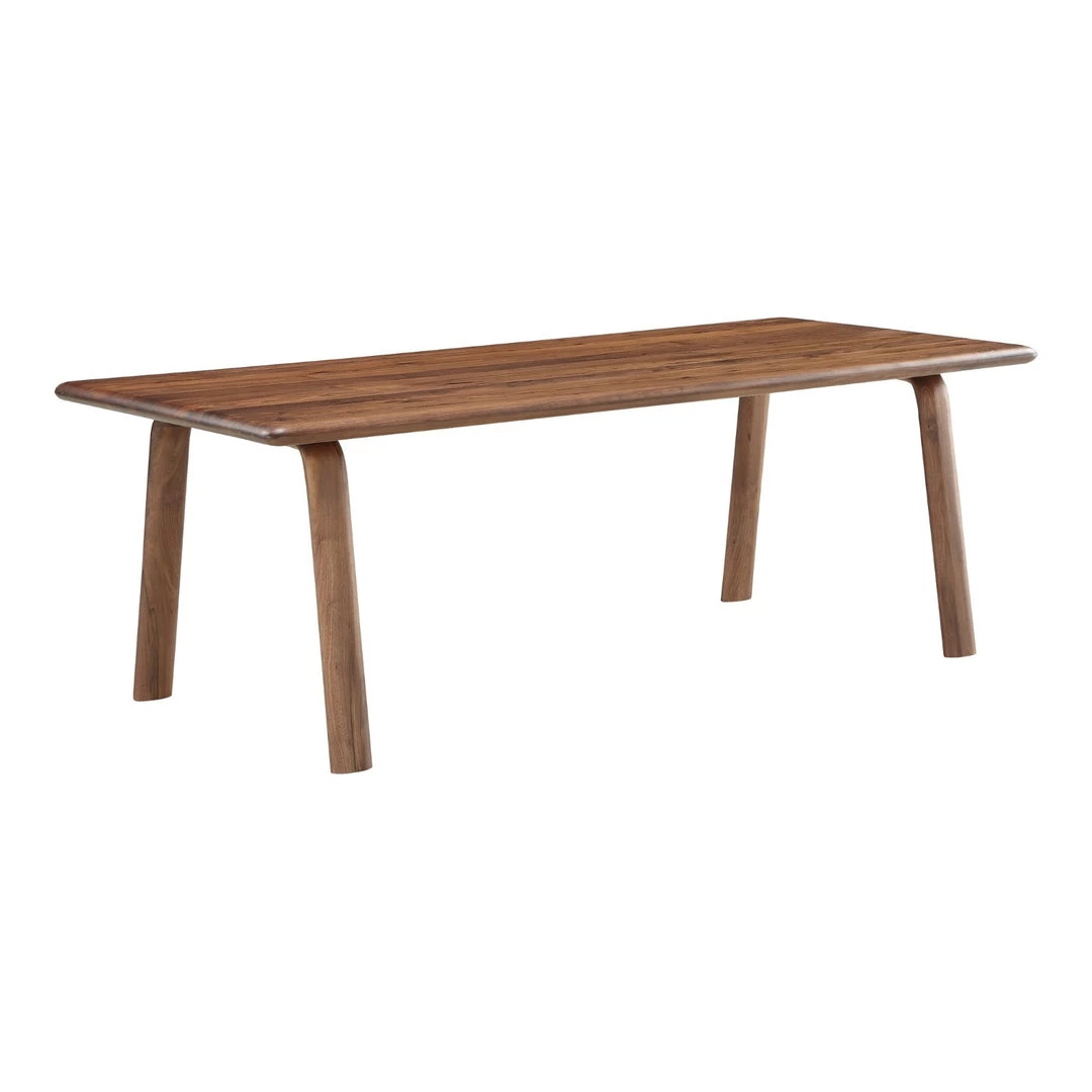 MOES MALIBU WALNUT WOOD DINING TABLE 4 MOES MALIBU WALNUT WOOD DINING TABLE