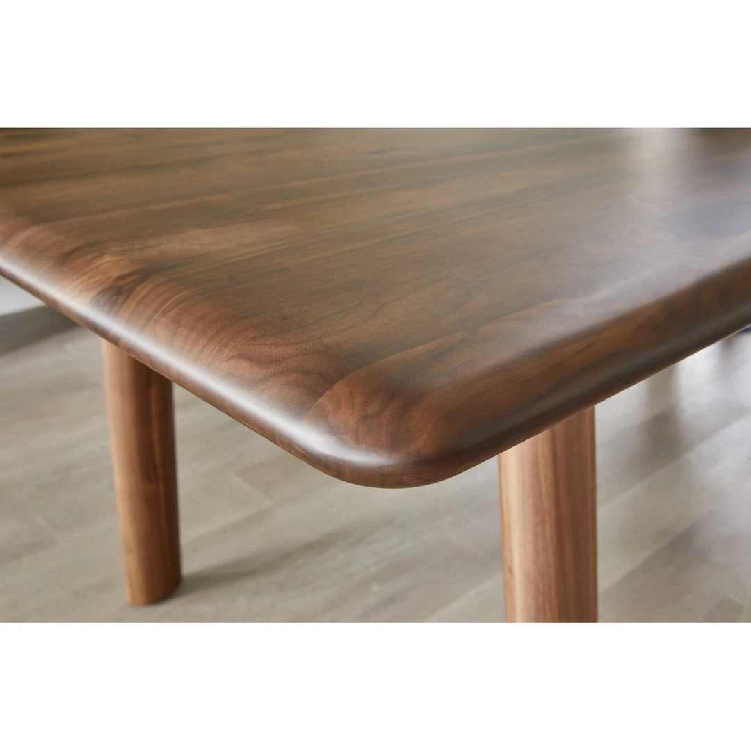 MOES MALIBU WALNUT WOOD DINING TABLE 7 MOES MALIBU WALNUT WOOD DINING TABLE