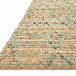 LOLOI BEACON HANDWOVEN JUTE RUG: SEA