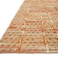 LOLOI BEACON HANDWOVEN JUTE RUG: TANGERINE