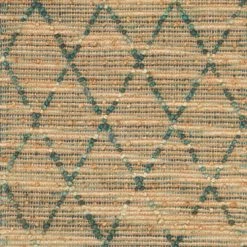 LOLOI BEACON HANDWOVEN JUTE RUG: TEAL