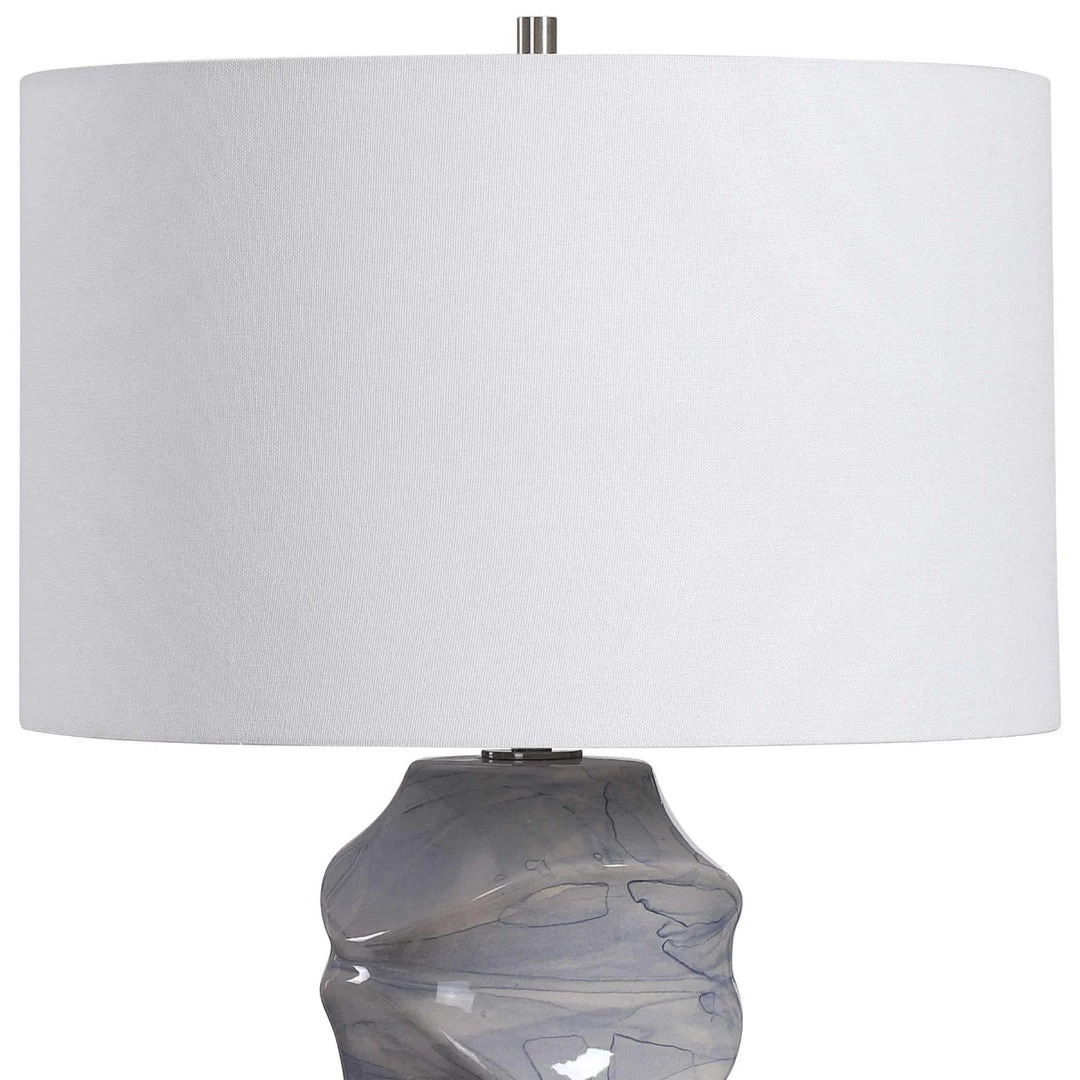 UTTERMOST Lighting BLUE WAVES TABLE LAMP 4 UTTERMOST Lighting BLUE WAVES TABLE LAMP