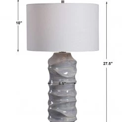UTTERMOST Lighting BLUE WAVES TABLE LAMP 11 UTTERMOST Lighting BLUE WAVES TABLE LAMP