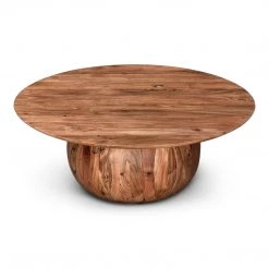 MOES Living Room BOULDER ACACIA WOOD COFFEE TABLE