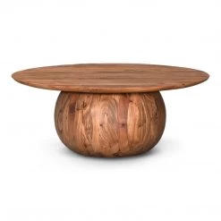 MOES Living Room BOULDER ACACIA WOOD COFFEE TABLE